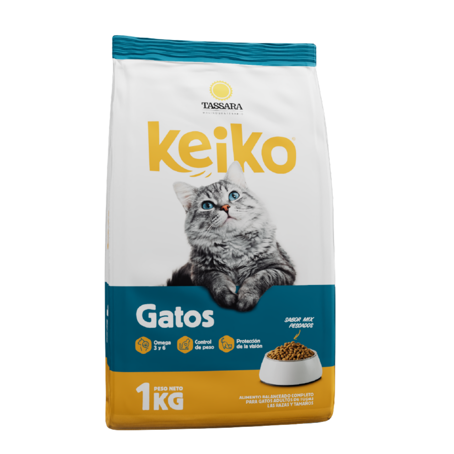 Alimento para gatos Keiko Gatos 1kg