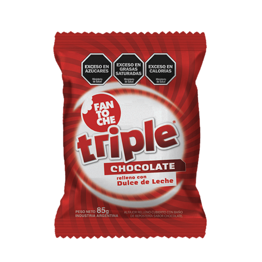 Alfajor Fantoche Triple Negro