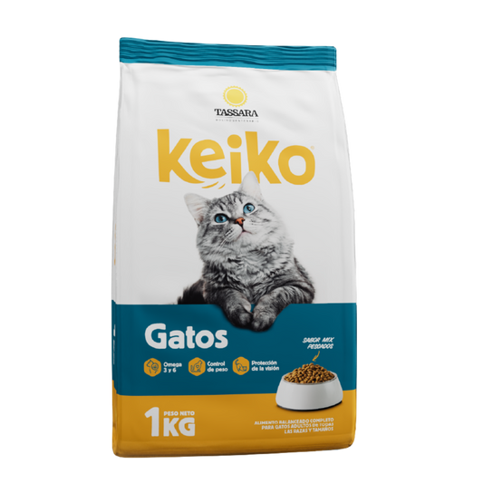 Alimento para gatos Keiko Gatos 1kg
