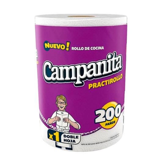 rollo de cocina Campanita practirollo 200 paños