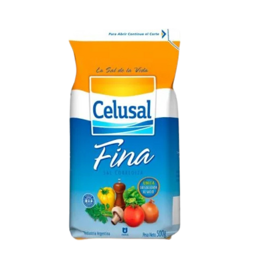 Sal fina en paquete Celusal 500g
